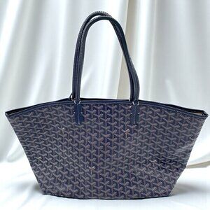 Goyard Saint Louis GM Tote Bag Bleu Marine Authentic w/ Pouch